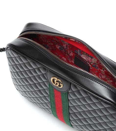 gucci quilted handbag|gucci quilted shoulder bag.